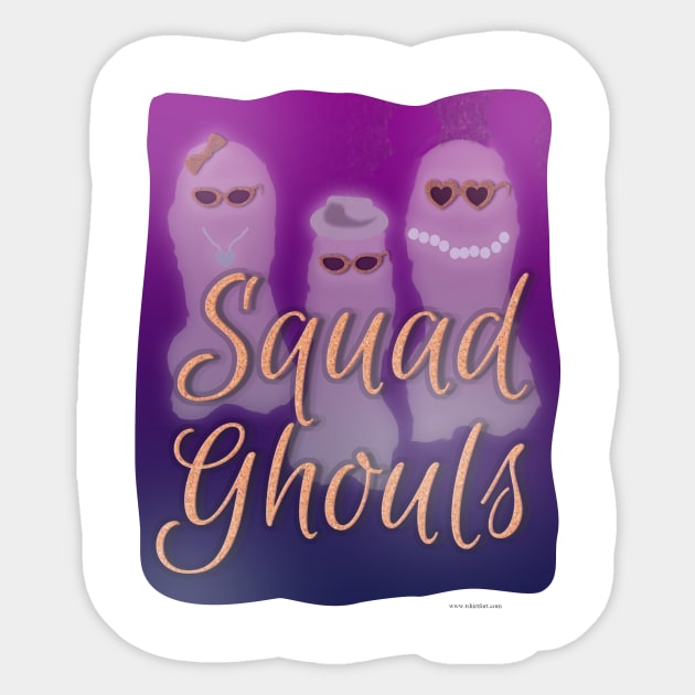 Squad Ghouls Halloween Friend Pack Sticker by Tshirtfort